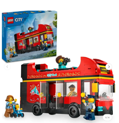 LEGO City Autobus Turistico Rojo de Dos Plantas 407