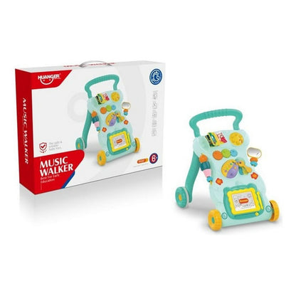 Caminador Musical Con Actividades Celeste 1962940 Huanger