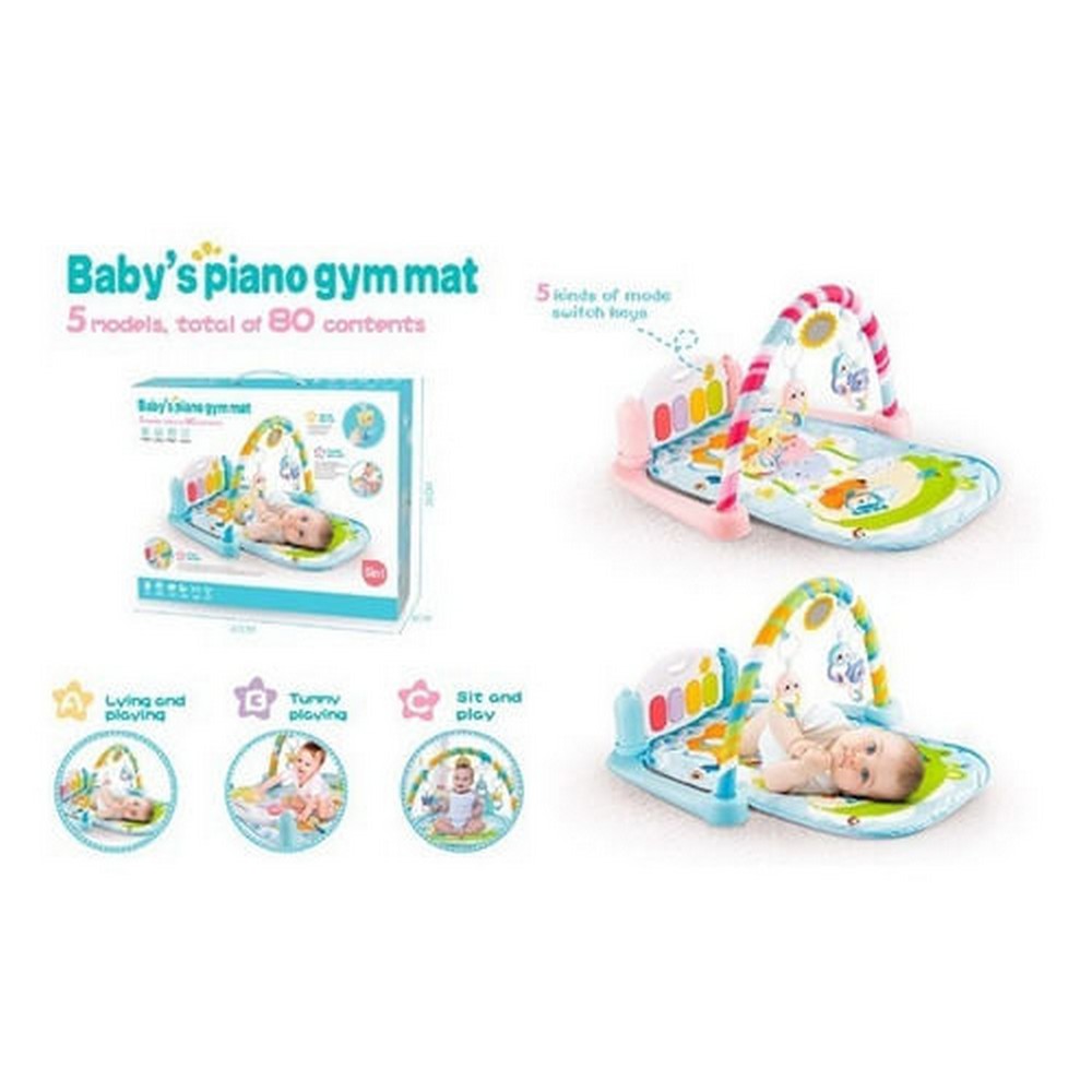 Gimnasio Para Bebe C/ Manta-piano Luz Y Sonido 1700155