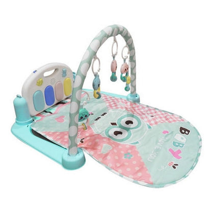 Gimnasio Para Bebe C/manta Y Piano Luz Y Sonido Rosa 1700157