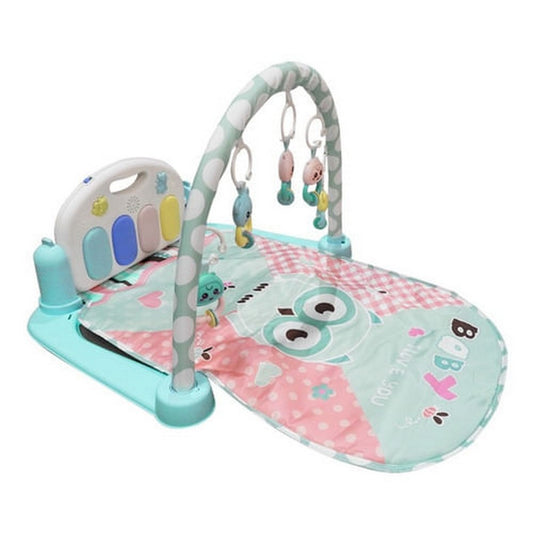 Gimnasio Para Bebe C/manta Y Piano Luz Y Sonido Rosa 1700157