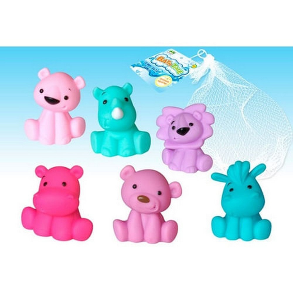 Juegos Para El Baño Animalitos En Red 6 Pcs 1466425 E.normal