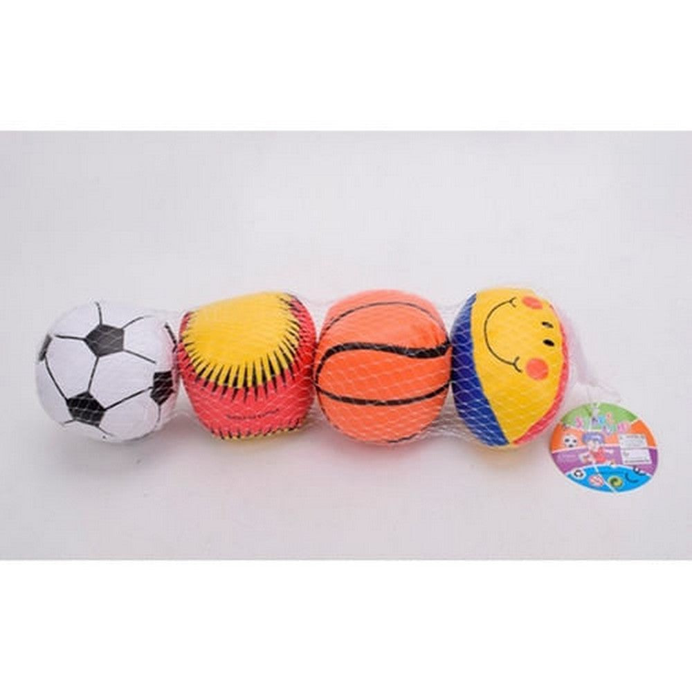4 Pelotas Blandas En Red 1873711 E.normal