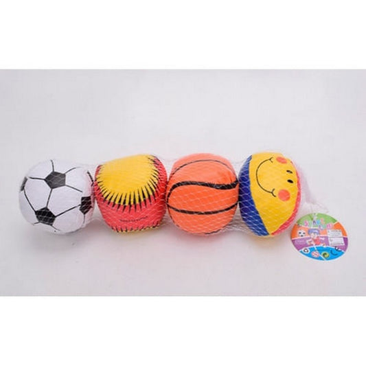 4 Pelotas Blandas En Red 1873711 E.normal