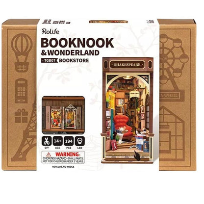 Robotime Puzzle 3d Book Nook De Librería Tgb07 Rolife