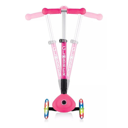 Globber Monopatin Junior Plegable Y C/luces Rosa 437-110