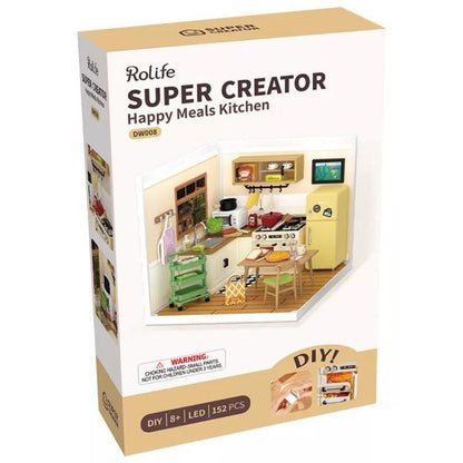 Robotime Puzzle 3d Cocina Happy Meals Dw008 Rolife