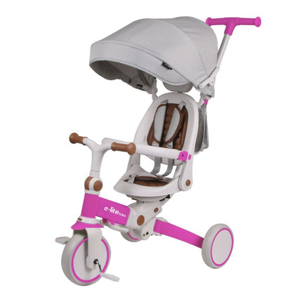 Triciclo E-lite Trike Con Capota Jy-t11b Rosa