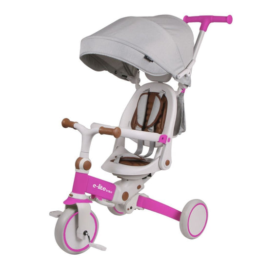 Triciclo E-lite Trike Con Capota Jy-t11b Rosa