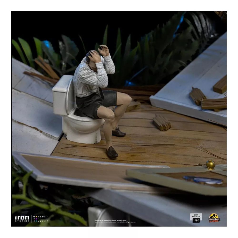 Rex And Donald Gennaro Jurassic Park Demi 1/20 Iron Studios