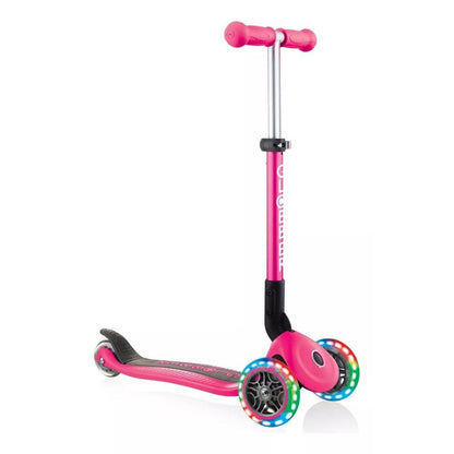 Globber Monopatin Junior Plegable Y C/luces Rosa 437-110