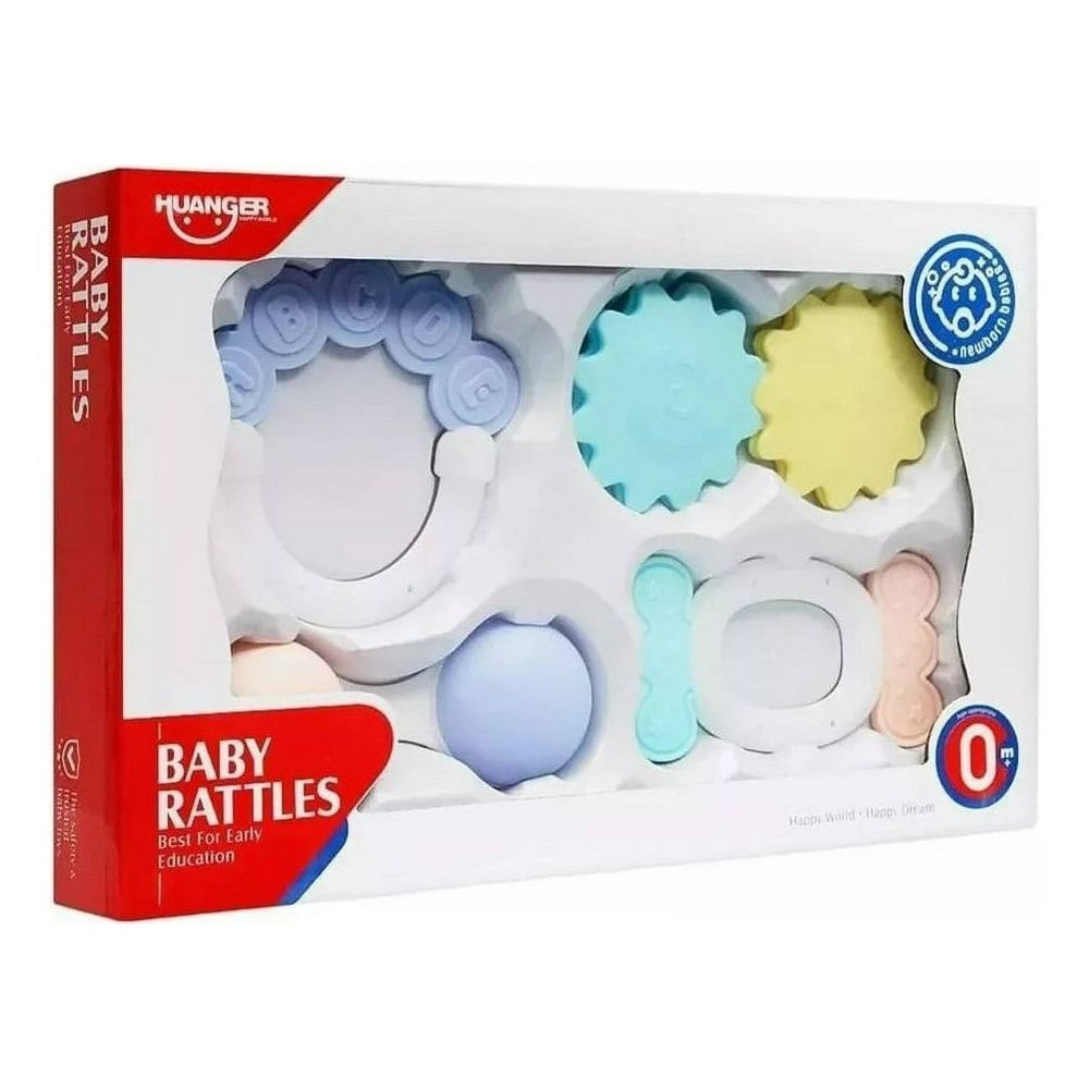 Set Bebe Sonajeros Y Mordillos 4 Piezas 1813110 Huanger