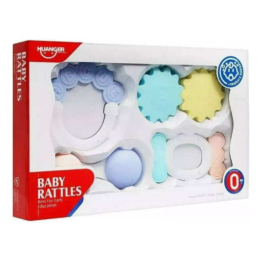 Set Bebe Sonajeros Y Mordillos 4 Piezas 1813110 Huanger