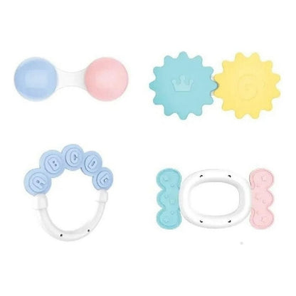 Set Bebe Sonajeros Y Mordillos 4 Piezas 1813110 Huanger
