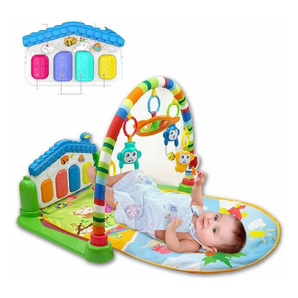Gimnasio Piano De Bebe Musical Verde 1765529 Huanger