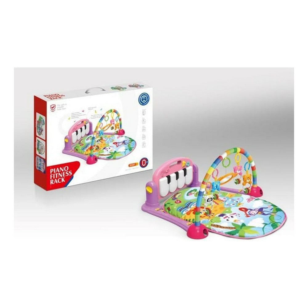 Gimnasio Piano De Bebe Musical Rosa 1765532 Huanger