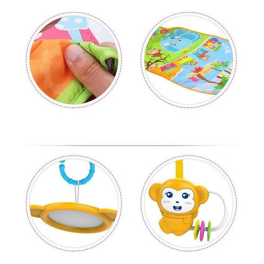 Gimnasio Piano De Bebe Musical Rosa 1765536 Huanger