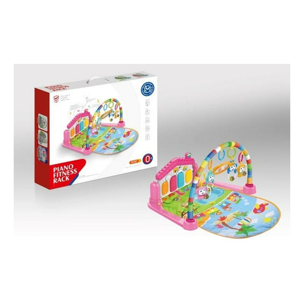 Gimnasio Piano De Bebe Musical Rosa 1765536 Huanger