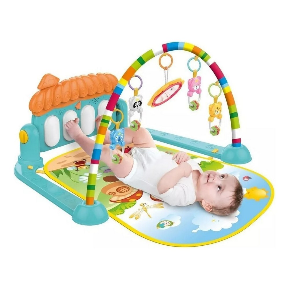 Huanger Gimnasio Musical 3 En 1 Para Bebe Piano Didactico