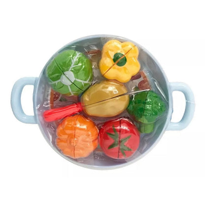 Set De Cocina Sarten 6pcs 1813511 E.normal Color Rosa-verduras