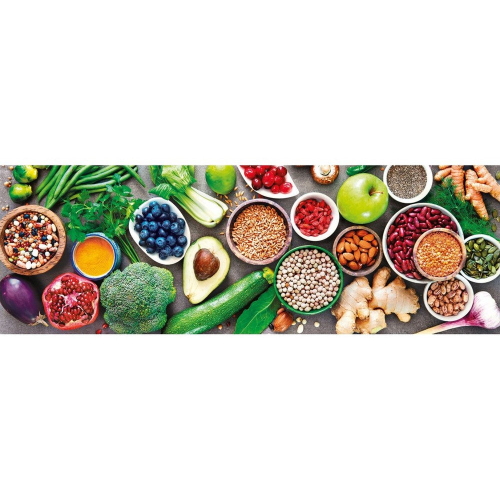 Puzzle 1000 Piezas Panorama Healthy Veggie Clementoni 39518