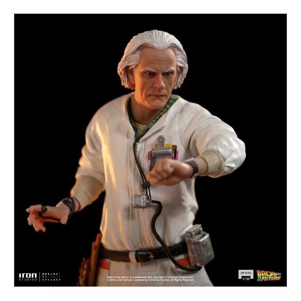 Figura 1/10 Doc Brown Back To The Future 82123 Iron Studios