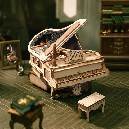 Robotime Puzzle 3d Magic Piano Amk81 Rokr