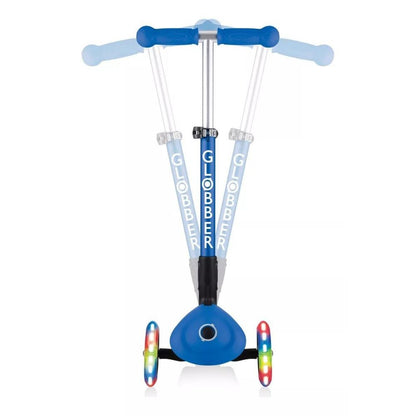 Globber Monopatin Junior Plegable Y C/luces Azul 437-100