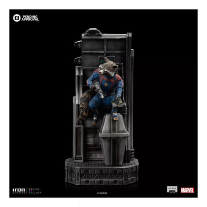 Figura De Acción Rocket Raccoon De Iron Studios