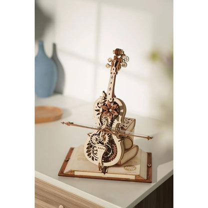 Robotime Puzzle 3d Violonchelo Mágico Amk63 Rokr
