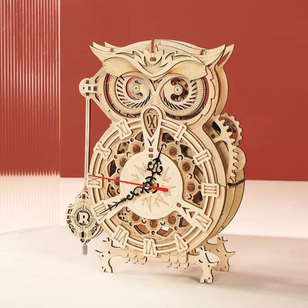 Robotime Puzzle 3d Roloj Buho Lk503 Rokr