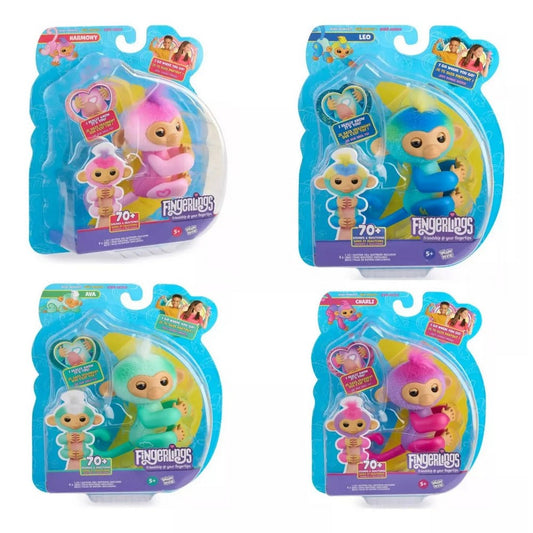 Combo X 4 Fingerlings Monito Bebe Interactivo