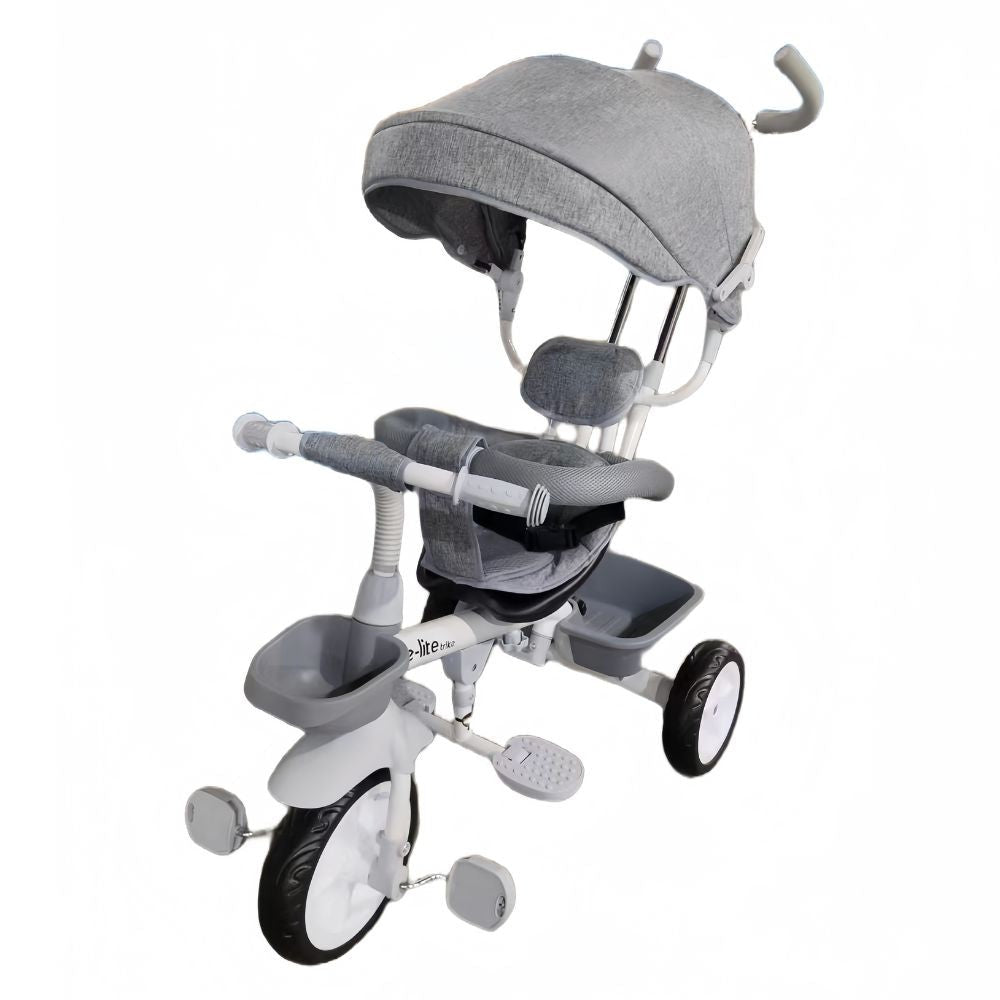 Triciclo E-lite Trike Con Capota Jy-t01 Gris