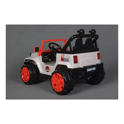Auto A Batería Jeep Jurassic World 4x4 20150 Color Blanco