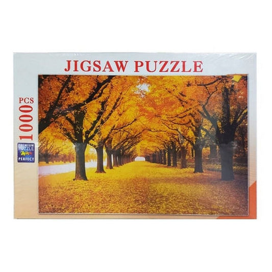 Puzzle 1000 Piezas Camino De Otoño Dorado 1959143