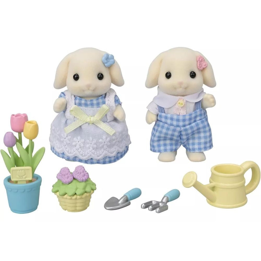 Sylvanian Families Set Hermanos Conejo Flora 05736