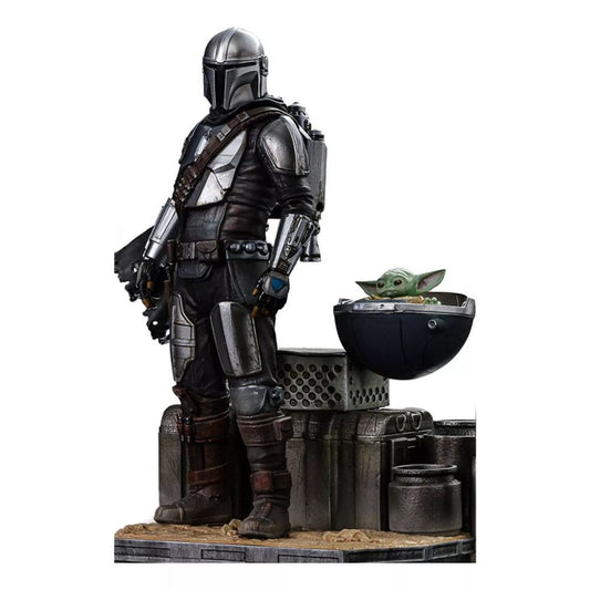 Figura 1/10 Din Djarin And Din Grogu 94923 Iron Studios