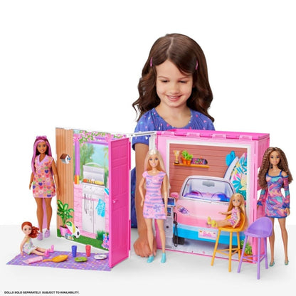 Barbie Casa De Muñecas Glam Con Muñeca Hrj77 Mattel