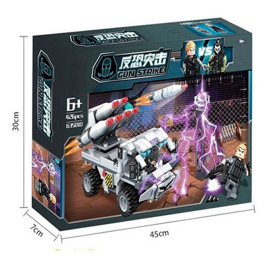 Panlos Brick Lanza Misiles Bloques 426 Pcs 1548296