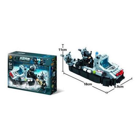 Panlos Bricks Bloques Ladrillos Barco Patrulla 1548298