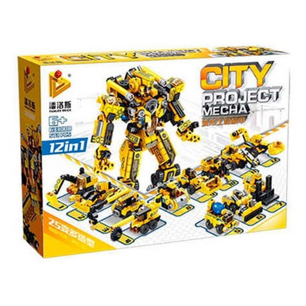 Panlos Brick City Project 12 En 1 Bloques 1781599