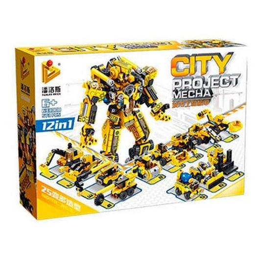 Panlos Brick City Project 12 En 1 Bloques 1781599 Cantidad De Piezas 573