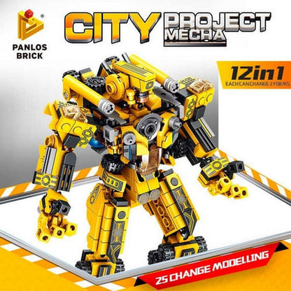 Panlos Brick City Project 12 En 1 Bloques 1781599 Cantidad De Piezas 573