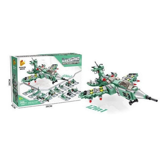 Bloques P/avion 12 En 1 568 Pcs 1887416 E.normal