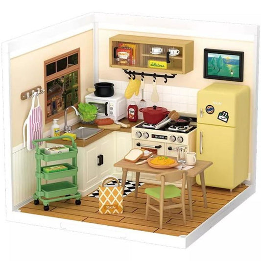 Robotime Puzzle 3d Cocina Happy Meals Dw008 Rolife