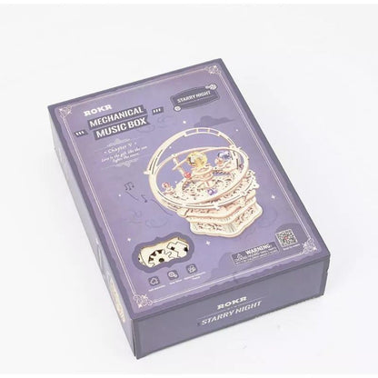 Robotime Puzzle 3d Cajita Musical Starry Night Amk51 Rokr