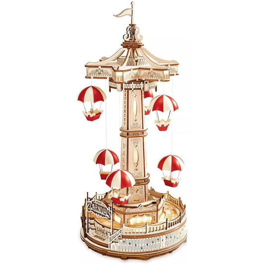 Robotime Puzzle 3d Torre De Paracaídas Ea01 Rokr