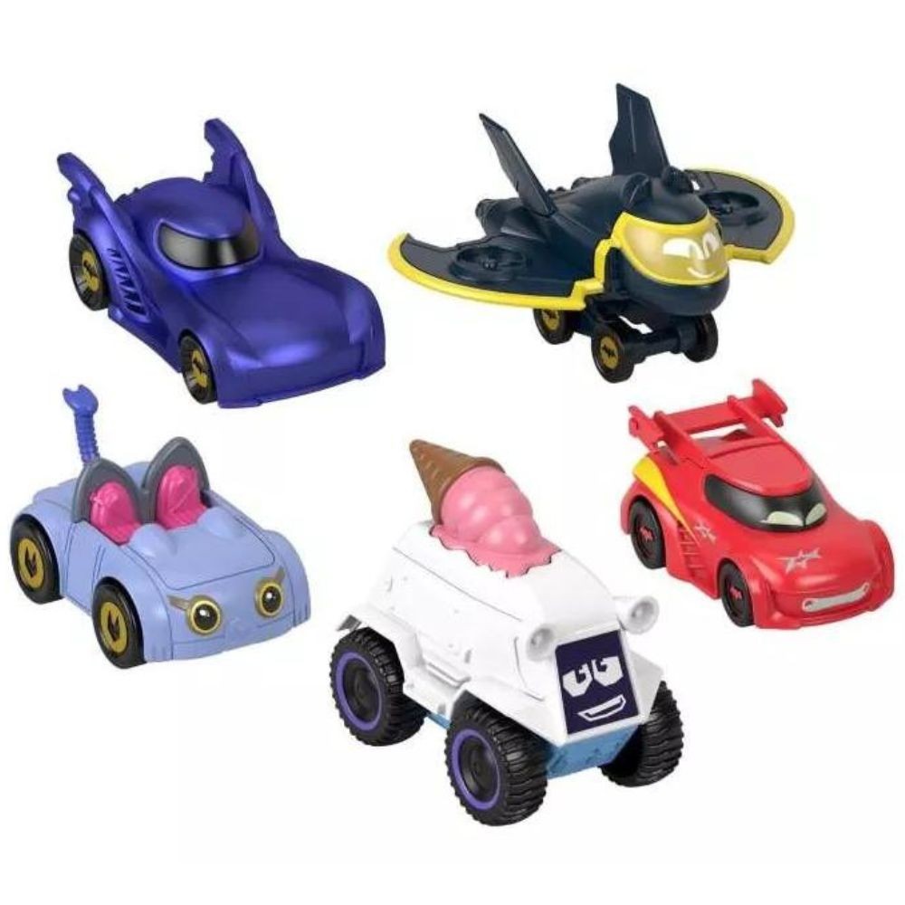 Fisher-price Batwheels Coleccion De 5 Vehiculos Hml20 Mattel