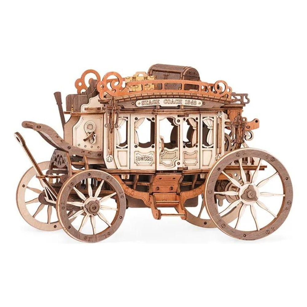 Robotime Puzzle 3d Cajita Musical Carruaje Amka1 Rokr