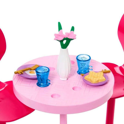 Barbie Accesorios Para Muñeca Mesa De Desayuno Hpt51 Mattel